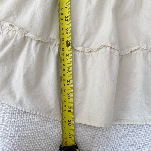 SUNDAY Best Aritzia 100% Cotton Tiered Mini Dress in Whisper White XS - Picture 8 of 10